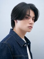 スーツ◎無造作にキマる束感×毛流れパーマ