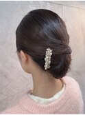 結婚式　お呼ばれ　和装へアセット