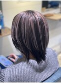 アンブレラカラー＋ショートウルフ☆中橋