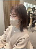 くびれミディアムレイヤー☆お洒落ボブ髪質改善/艶髪/20代～50代