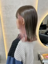 ルノン フィージュ(LUNON fieju)&nbsp;イメチェンヘアスタイルホワイトブロンド外ハネボブ美髪のススメ