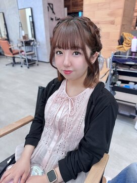 リズム バイ リンクス(Re:ism by Links) ハーフアップ編み込み