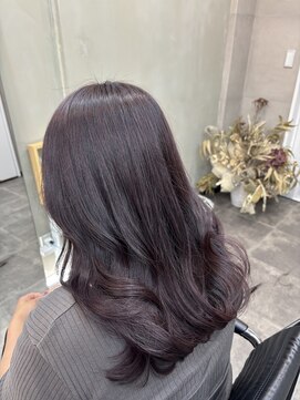 ファビ 渋谷(Fab) くびれヘア/暗めカラー/アプリコットオレンジ/縮毛矯正