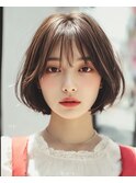 ショートボブ/ストレートボブ/前下がりボブ髪質改善20代30代40代