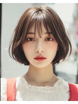 ホーム(HOME)&nbsp;ショートボブ/ストレートボブ/前下がりボブ髪質改善20代30代40代