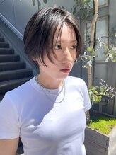 ヌード(NUDE)&nbsp;NUDE前髪なしレイヤーショートハンサムショート大人ショートボブ