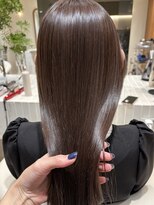 エンス 銀座(Ence)&nbsp;韓国顔周り/スモーキーカラー/ダークブラウン/髪質改善//銀座