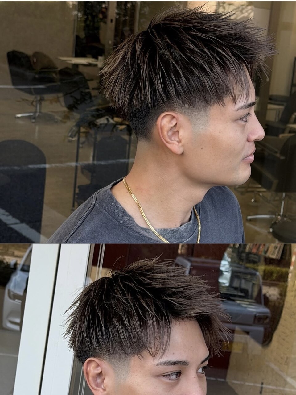 メンズカット+メンズ眉カット \4950