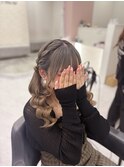 編みこみツインテール
