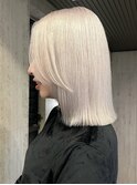 渋谷/ブロンドボブ /切りっぱなし外国人ニュアンス