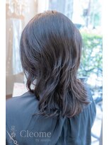 クレオメ 田町店(Cleome)&nbsp;ピンクベージュレイヤーイメチェン前髪フェイスレイヤー暗髪美髪