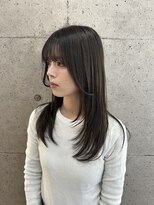 ライフ 本店(LIFE)&nbsp;ブリーチなしグレージュ顔周りレイヤー
