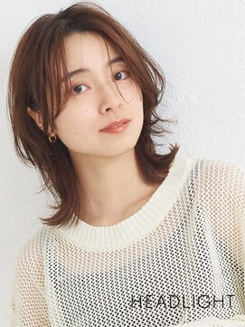 アーサス バイ ヘッドライト 松戸店(ursus by HEADLIGHT) 小顔くびれハッシュカット似合わせ大人ミディアムレイヤー韓国
