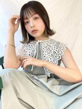 シー(cie) インナーカラー外ハネボブ