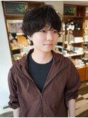 ショート　無造作ナチュラルパーマ
