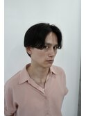 ジェントルショートツーブロック刈り上げアップバング