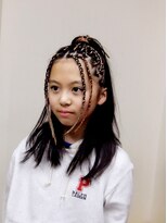 エクステ専門店ミキ 横浜店(MIKI) キッズダンスヘア★ハーフブレイズ★キッズダンスヘア♪