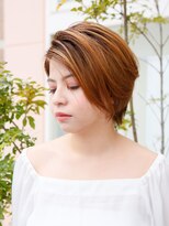 ウェーヴ 浜松小豆餅店(wave)&nbsp;〈wave小豆餅店〉大人かわいいボブカーキグレージュ