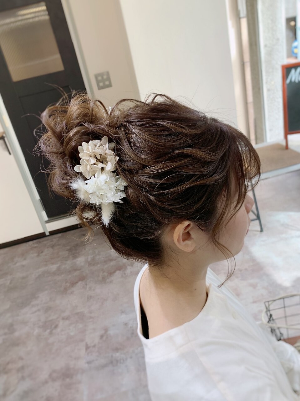 ヘアセット専門店Mature』ブライダルお団子ヘアセット：L093931172