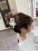 『ヘアセット専門店Mature』ブライダルお団子ヘアセット