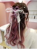 ヘアセット　ダウンスタイル♪