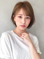 リヤン 表参道(lyann) 大人可愛いこなれミディ美髪ホワイトグレージュケアカラー 桐山