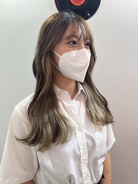 デート 下北沢(DATE) ダブルカラーミルクティーベージュカラーケアブリーチ韓国