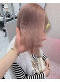 ダブルカラー/インナーカラー/イヤリングカラー/ペールベージュ