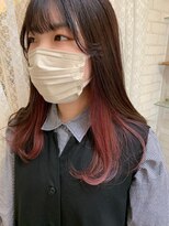 ロマンヤカタ ファース(ROMAN YAKATA fars)&nbsp;インナーカラー　ケアブリーチ　フェミニティピンク＠田代4/17