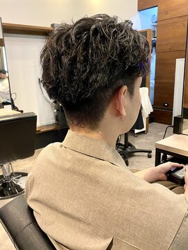 アイリーヘアデザイン(IRIE HAIR DESIGN) 【IRIE HAIR赤坂】メンズパーマツーブロックリバーススタイル