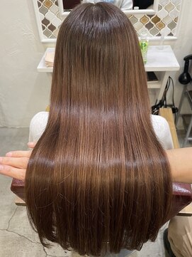 ボタンヘアー 日吉(BoTaN HAIR) 縮毛矯正/ストレートパーマ/ナチュラルロング