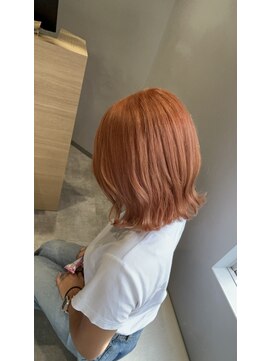 アヴァンス 京橋店(AVANCE) オレンジボブヘアー