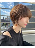 大人美人ショートボブ