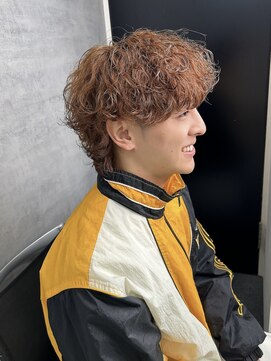 ネクスト 静岡店(NEXT) NEXT静岡　波巻き　ブリーチなしブラウン　パーマ