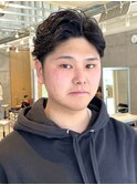 ニュアンスパーマ　アップバング