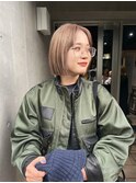 切りっぱなしボブ　ヘイリーボブ　タッセルボブ