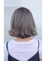 エアービジュー(Air Bijou)&nbsp;ミントベージュインナーカラー_くびれセミディ