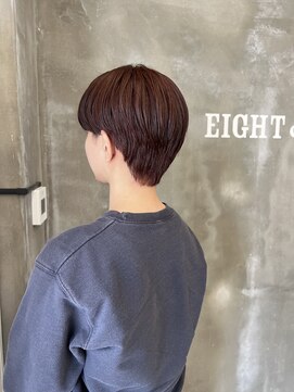 エイト チャタン 沖縄北谷店(EIGHT chatan) EIGHT北谷店ワインレッド ショートスタイル