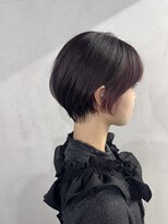 タグ(#tag)&nbsp;#丸みショート×カシスピンク