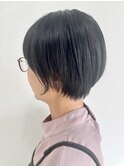 簡単にまとまるショートボブ