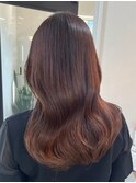 桑名ロングレイヤーカットハッシュカット透明感カラー重めロング