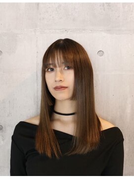 イオエ 表参道(ioe) 黒髪/オリーブグレージュ/ココアベージュ/髪質改善/縮毛矯正