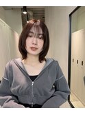 レイヤーボブ×ラベンダーブラウン　○堀越太真樹