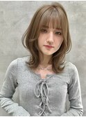 新潟／髪質改善／ミディアムレイヤー／ハッシュカット/小顔/