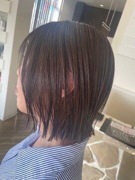 ルシードスタイル バレッタ(LUCIDO STYLE BARRETTA) 白髪ぼかしハイライト/ボブ