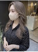 透明感ミルクティーベージュ