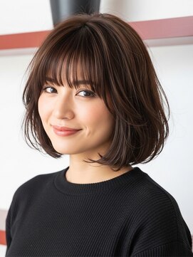 ヴィスコ 上福岡(visco) 重く見えないひし形ボブ