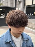 リバースセンターパート/ニュアンスパーマ/ダウンバング/MEN'S◎