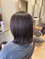 ポート(PORT)&nbsp;切りっぱなしボブ×モカベージュ