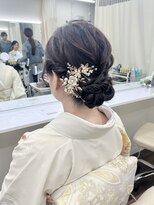 京都ヘアセット着付け専門サロン 夢館 五条店(yumeyakata)&nbsp;ルーズアップスタイル